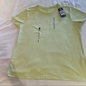 Yellow Under Armour workout t-shirt size XL
